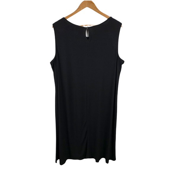 Catherines 2-Piece Set Black Sleeveless Dress & Chevron Jacket Size 2X. NWT - Picture 11 of 14